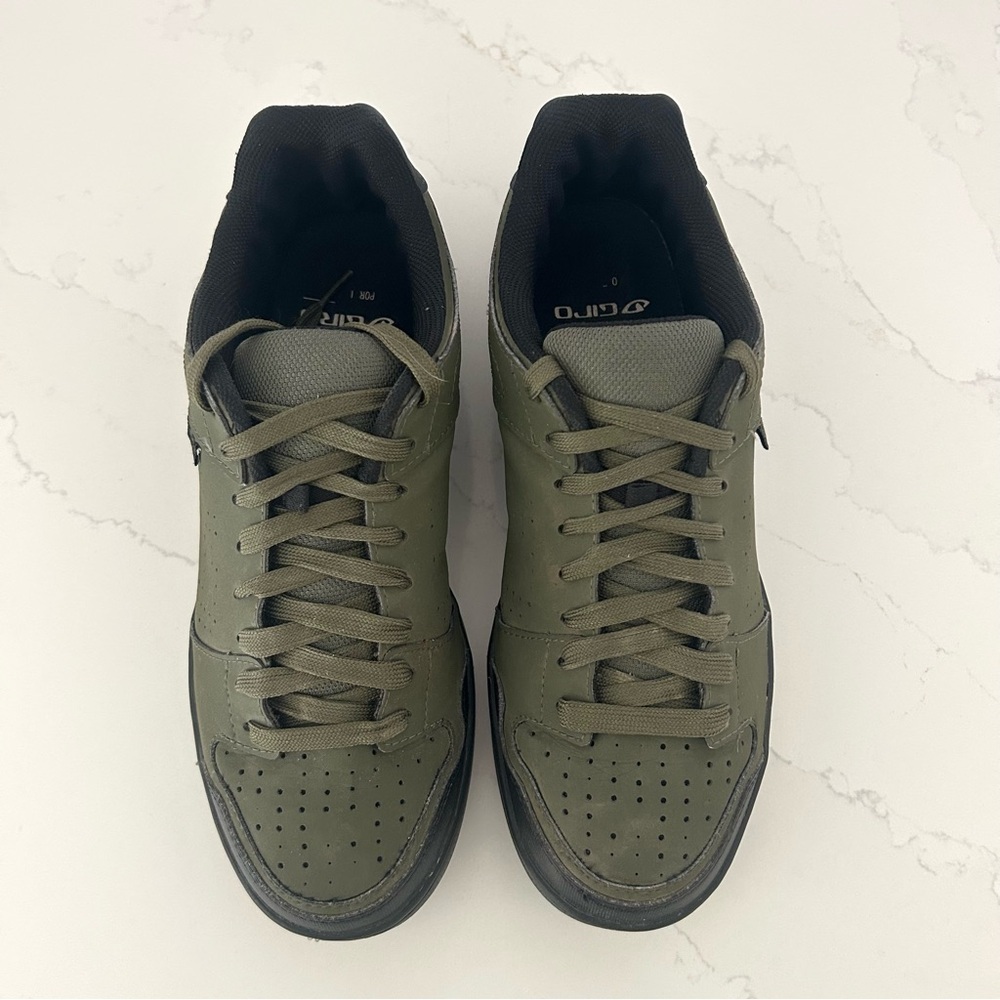 Giro Jacket II Cycling Mountain Bike Sneakers Shoes Olive Green Men Size 9.5 - Picture 2 of 14